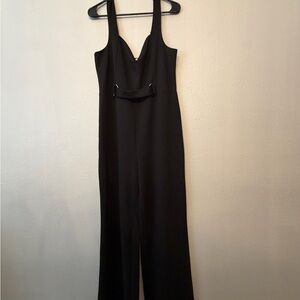 Chic Black Sleeveless Jumpsuit